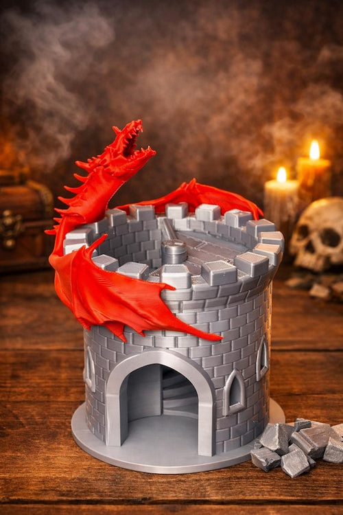 Dragon keep fantasy dice tower