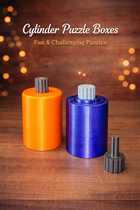 Twisty puzzle cylindrical brain teaser